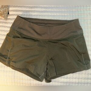 Green Lululemon Shorts